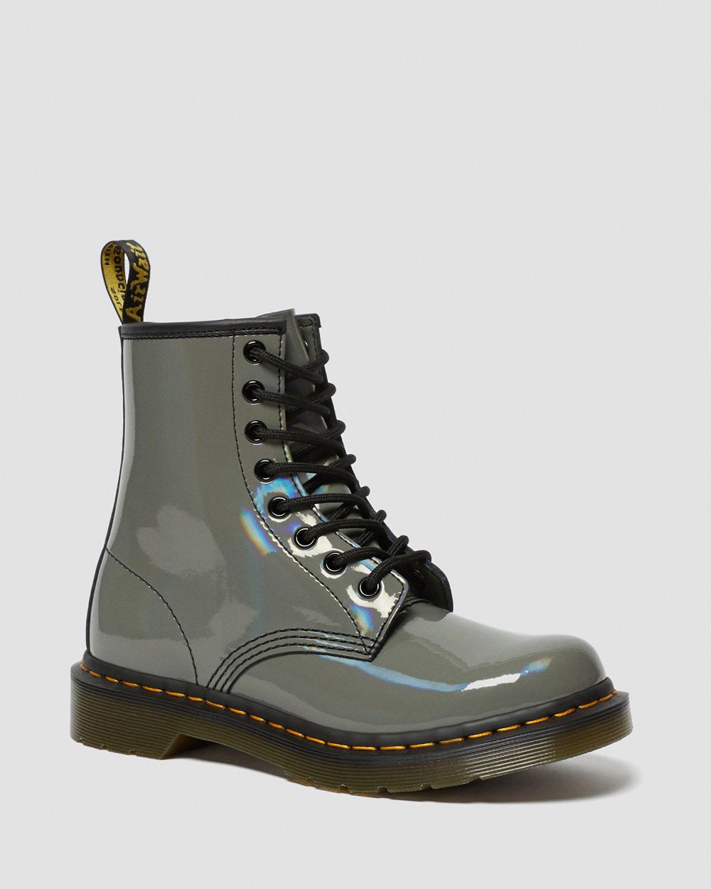 Dr Martens 1460 Rainbow Patent Šnurovacie Topánky Damske ( Metal ) SK 197-SRADTV